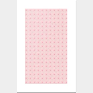 Symmetry in Shapes: Geometric Pink Design Posters and Art